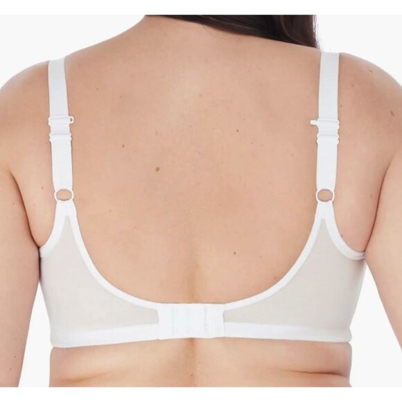 Elomi Matilda EL8900 42I White Full Figure Underwire Plunge Bra - Picture 2 of 6